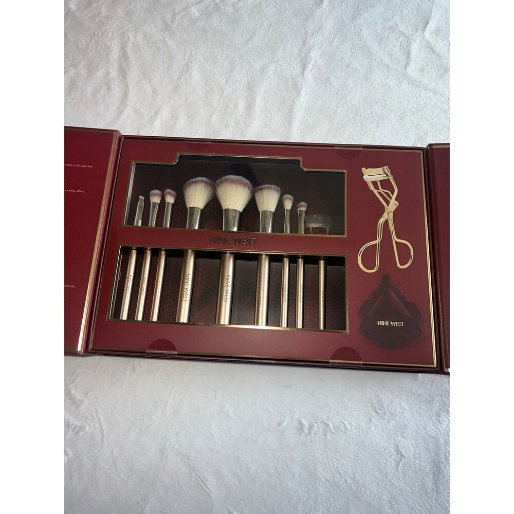 Nine West 12pc makeup brush & tool set